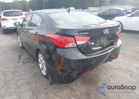 2012 Hyundai Elantra Limited (Ulsan Plant) from USA, damaged, VIN KMHDH4AE5CU246580